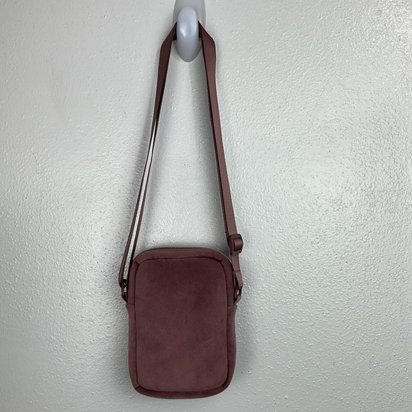 Mytagalongs  Mini Crossbody Bag Pink Desert Rose Zip Closure Soft Feel Neoprene - Picture 4 of 9